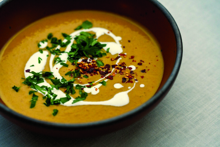 Serve a naturally sweet,  flavorful fall pumpkin soup